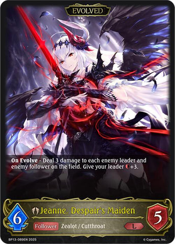Jeanne, Despair's Maiden (Evolved) (BP13-089EN) [Dominion of Darkness]