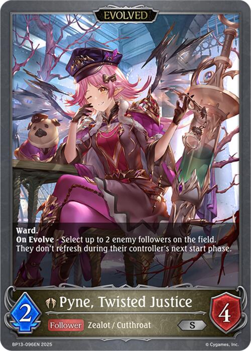Pyne, Twisted Justice (Evolved) (BP13-096EN) [Dominion of Darkness]