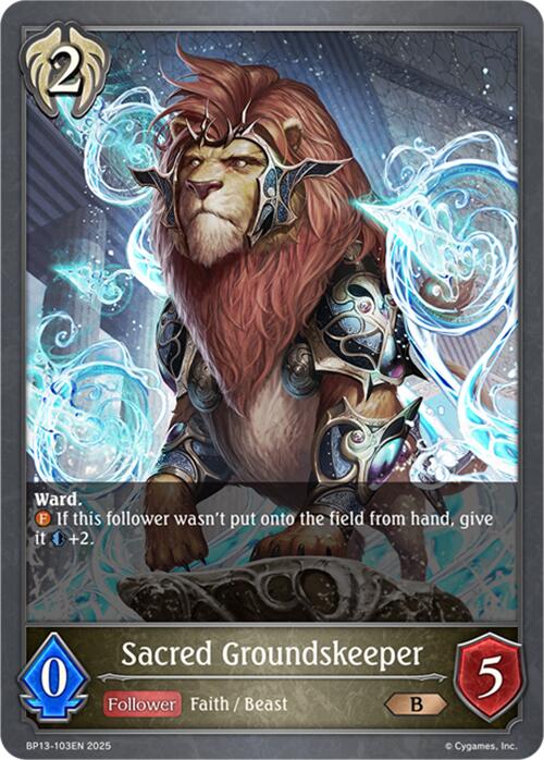 Sacred Groundskeeper (BP13-103EN) [Dominion of Darkness]