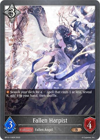 Fallen Harpist (BP13-118EN) [Dominion of Darkness]