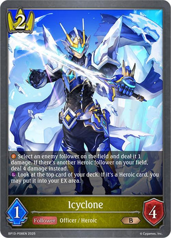 Icyclone - P08 (Foil) (BP13-P08EN) [Dominion of Darkness]