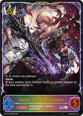 Albert, Thunderous Doom (BP13-SL05EN) [Dominion of Darkness]