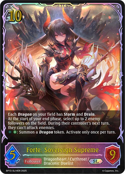 Forte, Sovereign Supreme (BP13-SL14EN) [Dominion of Darkness]
