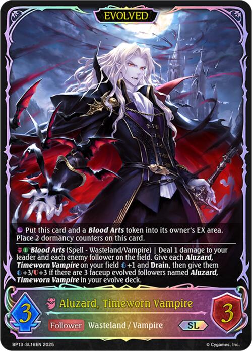 Aluzard, Timeworn Vampire (Evolved) (BP13-SL16EN) [Dominion of Darkness]