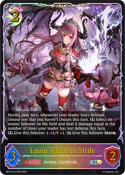 Laura, Crimson Strife (BP13-SL17EN) [Dominion of Darkness]