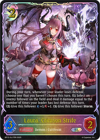 Laura, Crimson Strife (BP13-SL17EN) [Dominion of Darkness]