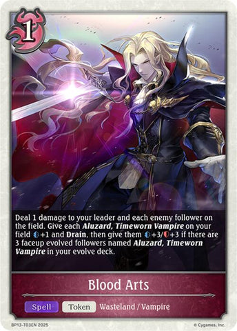 Blood Arts (BP13-T03EN) [Dominion of Darkness]