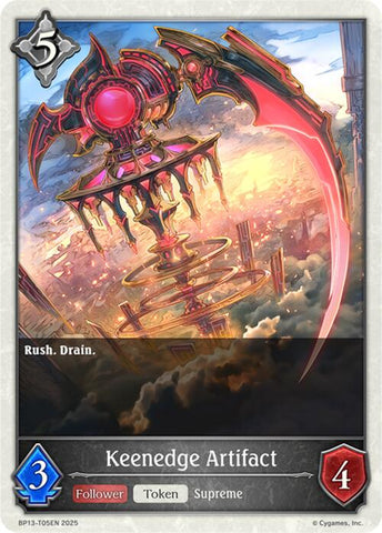 Keenedge Artifact (BP13-T05EN) [Dominion of Darkness]