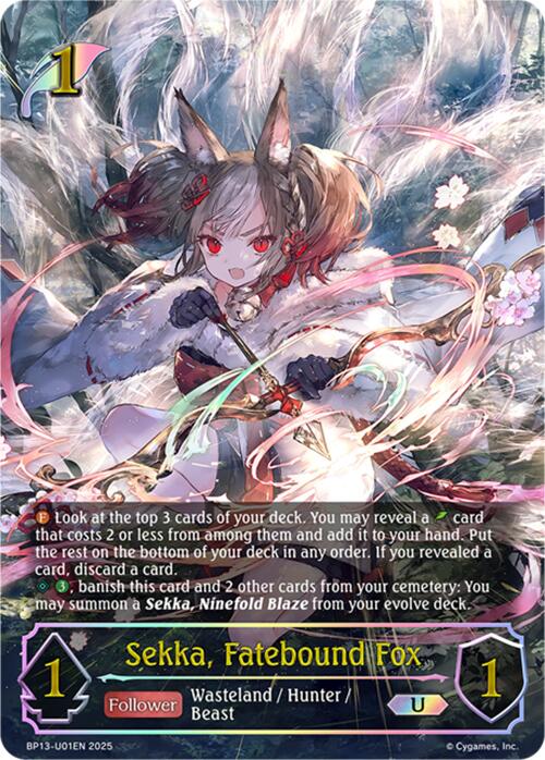 Sekka, Fatebound Fox (BP13-U01EN) [Dominion of Darkness]