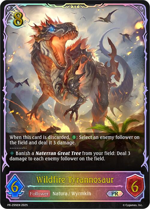 Wildfire Tyrannosaur (PR-295) (PR-295EN) [Promotional Cards]