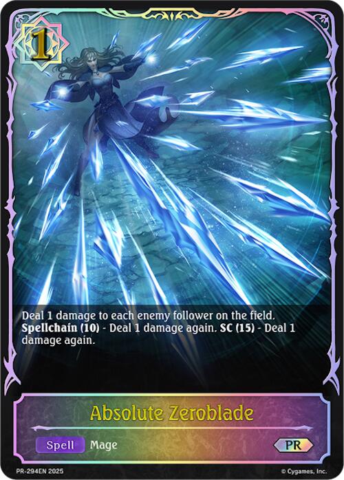 Absolute Zeroblade (PR-294) (PR-294EN) [Promotional Cards]
