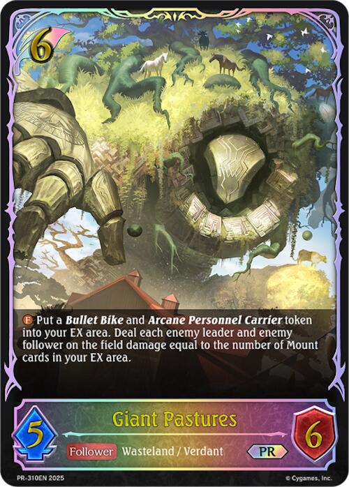 Giant Pastures (PR-310) (PR-310EN) [Promotional Cards]
