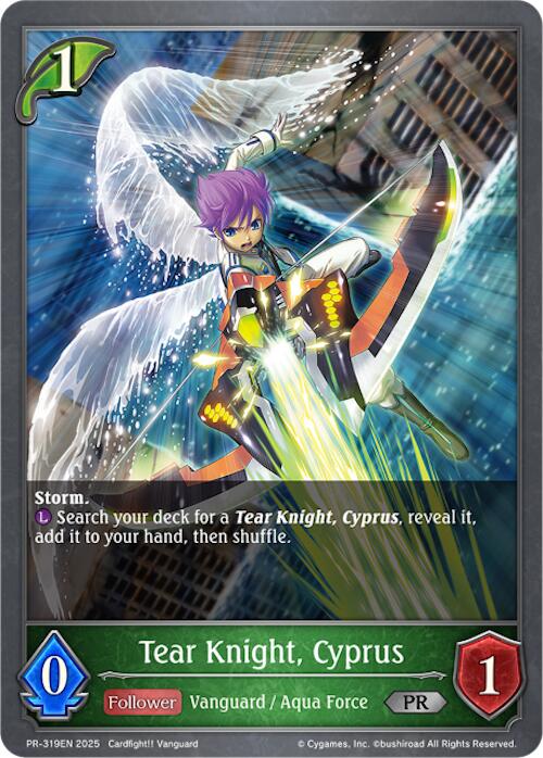 Tear Knight, Cyprus (PR-319) (PR-319EN) [Promotional Cards]