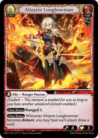 Alizarin Longbowman (077) [Phantom Monarchs]