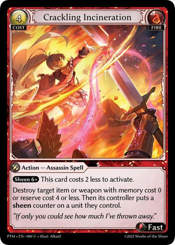 Crackling Incineration (080) [Phantom Monarchs]