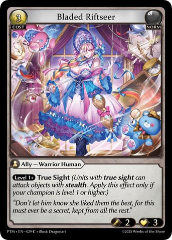 Bladed Riftseer (Curio Foil) (029) [Phantom Monarchs]