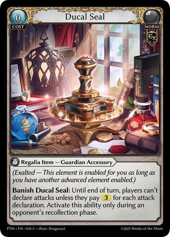 Ducal Seal (Curio Foil) (010) [Phantom Monarchs]
