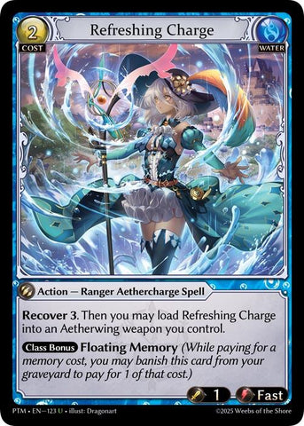 Refreshing Charge (Curio Foil) (123) [Phantom Monarchs]