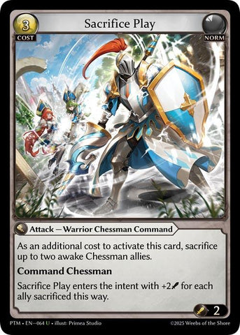 Sacrifice Play (Curio Foil) (064) [Phantom Monarchs]