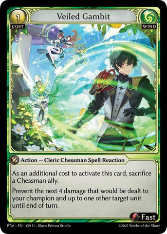 Veiled Gambit (Curio Foil) (159) [Phantom Monarchs]
