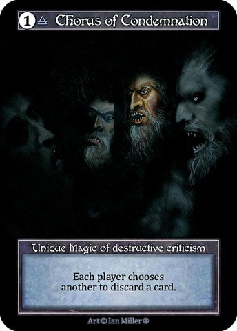 Chorus of Condemnation (Foil) [Gothic]