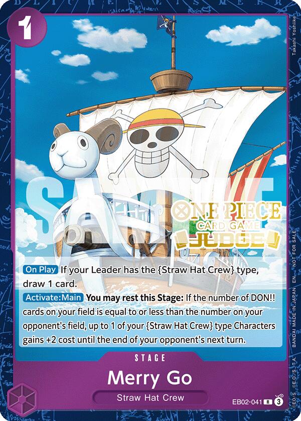 one piece card game judge pack draw 1 card and trash 1 card from your hand Merry Go (Judge Pack Vol.