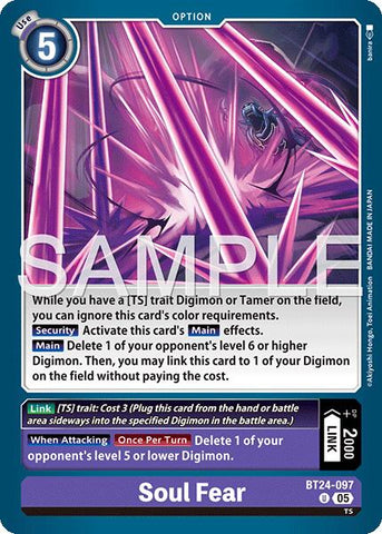 Soul Fear [BT24-097] [Time Stranger]