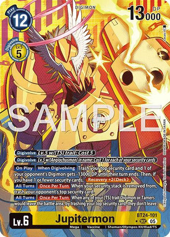 Jupitermon [BT24-101] (Alternate Art) [Time Stranger]