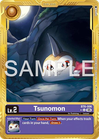 Tsunomon [BT6-006] (Alternate Art) [Advanced Booster Digimon Generation]