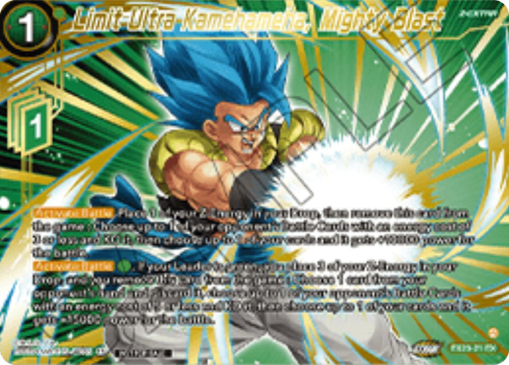 Limit Ultra Kamehameha, Mighty Blast (Championship 2025 Finals Premium Pack) (EX23-21) [Tournament Promotion Cards]