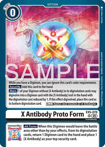 X Antibody Proto Form [EX5-070] [Advanced Booster Digimon Generation]
