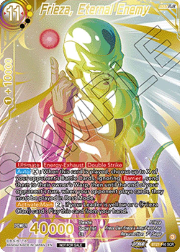 Frieza, Eternal Enemy (Championship 2025 Finals Alternate Art Card) (BT27-140) [Tournament Promotion Cards]