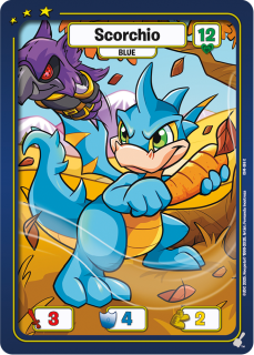 Scorchio (Blue) [Champions of Meridell]