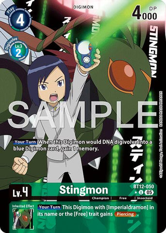 Stingmon [BT12-050] (Alternate Art) [Advanced Booster Digimon Generation]