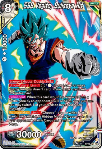 SSB Vegito, Bullseye Hit (BT29-141) [Fearsome Rivals]