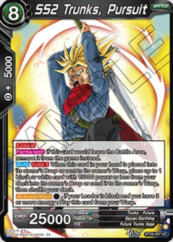 SS2 Trunks, Pursuit (BT29-097) [Fearsome Rivals]