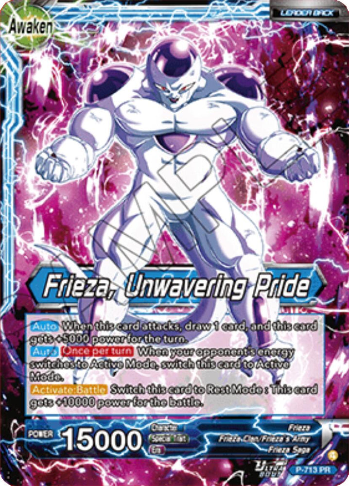 Frieza // Frieza, Unwavering Pride (P-713) [Promotion Cards]