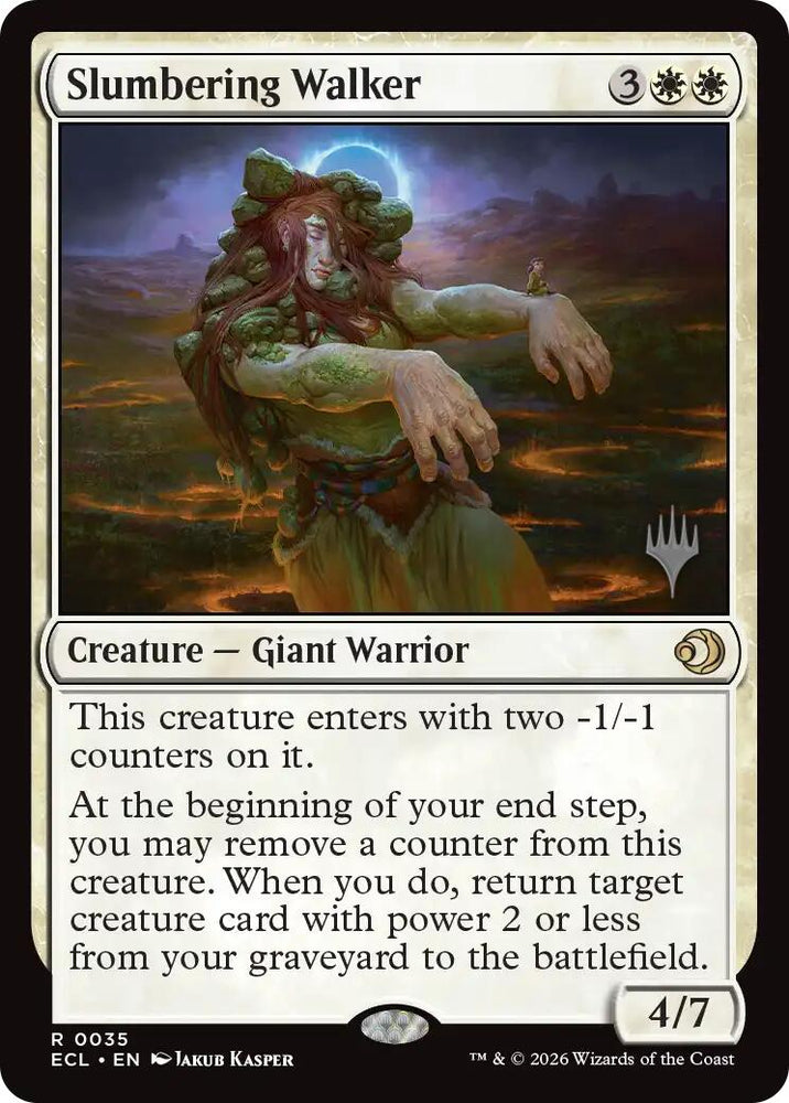 Slumbering Walker [Lorwyn Eclipsed Promos]