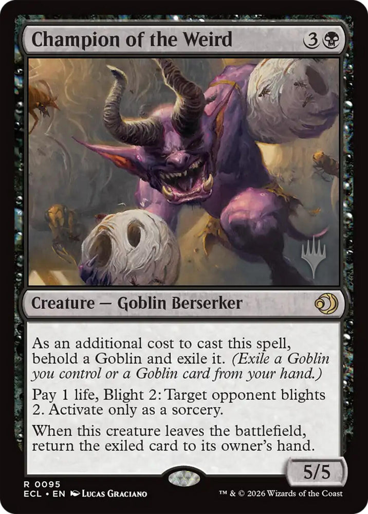 Champion of the Weird [Lorwyn Eclipsed Promos]