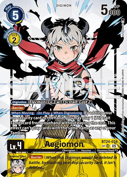 Aegiomon [BT24-034] (SP) [Time Stranger]