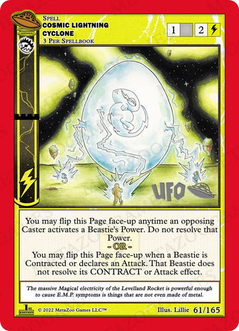 Cosmic Lightning Cyclone [Cryptid Nation: UFO First Edition Spoiler Pack]