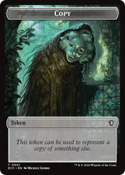 Copy // Scarecrow Double-Sided Token [Lorwyn Eclipsed Tokens]