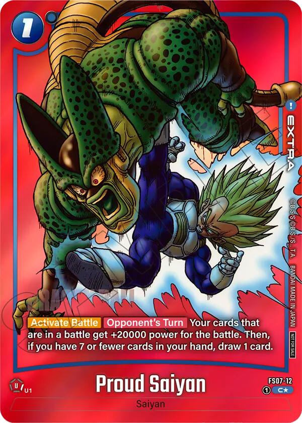 Proud Saiyan (Limited Pack MANGA Version 02) [Fusion World Tournament Cards]