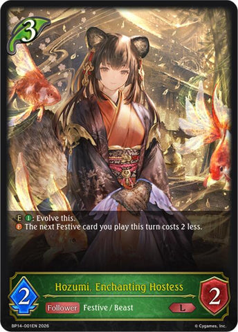 Hozumi, Enchanting Hostess (BP14-001EN) [Banquet of Dreams]