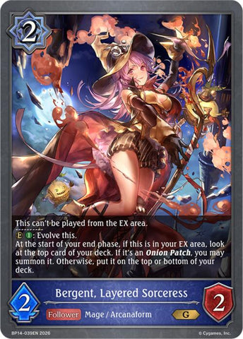 Bergent, Layered Sorceress (BP14-039EN) [Banquet of Dreams]