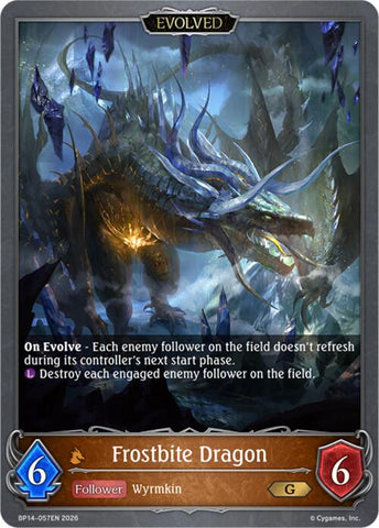 Frostbite Dragon (Evolved) (BP14-057EN) [Banquet of Dreams]