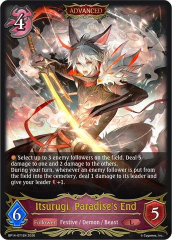 Itsurugi, Paradise's End (BP14-071EN) [Banquet of Dreams]