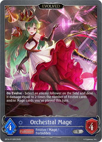 Orchestral Mage (Evolved) - P11 (Foil) (BP14-P11EN) [Banquet of Dreams]