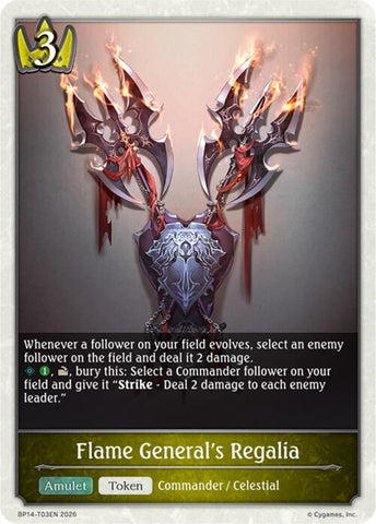 Flame General's Regalia (BP14-T03EN) [Banquet of Dreams]