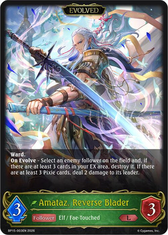 Amataz, Reverse Blader (Evolved) (BP15-003EN) [Trial of the Omens]